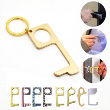 Key Chains Non-Contect Door Opener Elevator Tool